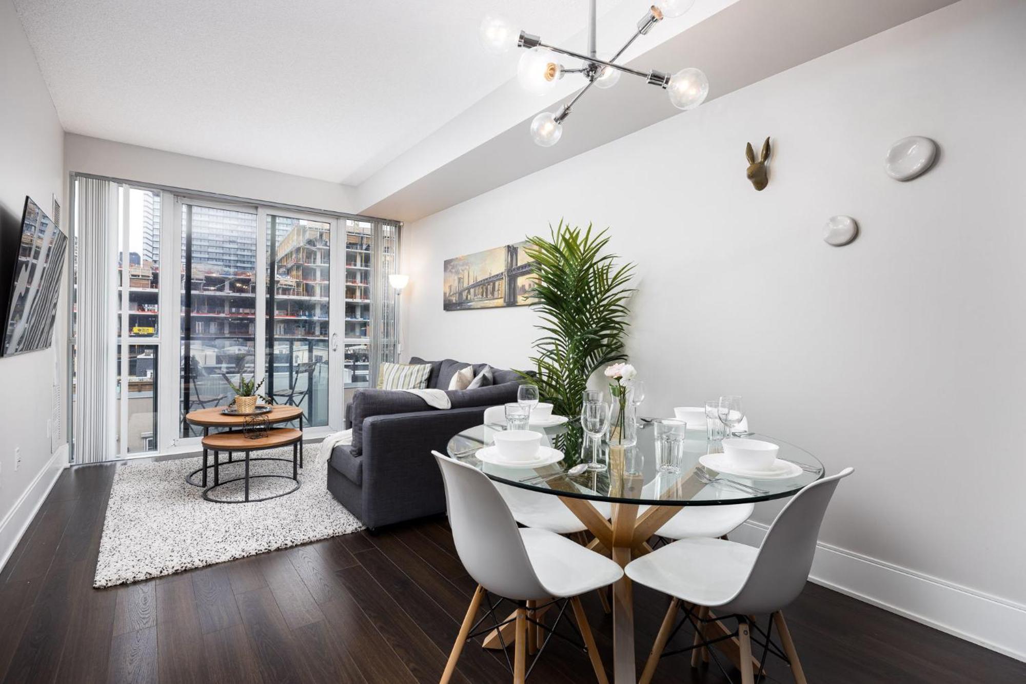 Dwtn Condo Near Cn Tower! W/ Free Parking 토론토 외부 사진