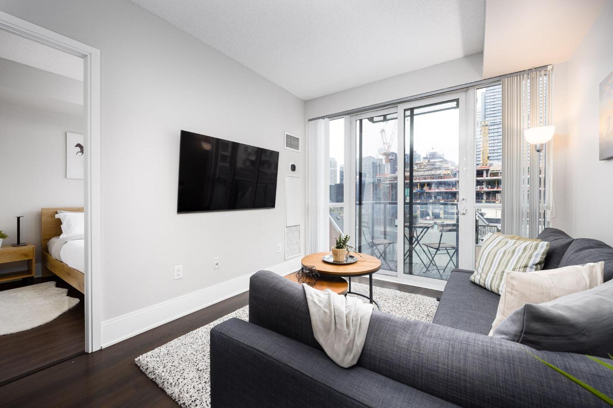 Dwtn Condo Near Cn Tower! W/ Free Parking 토론토 외부 사진